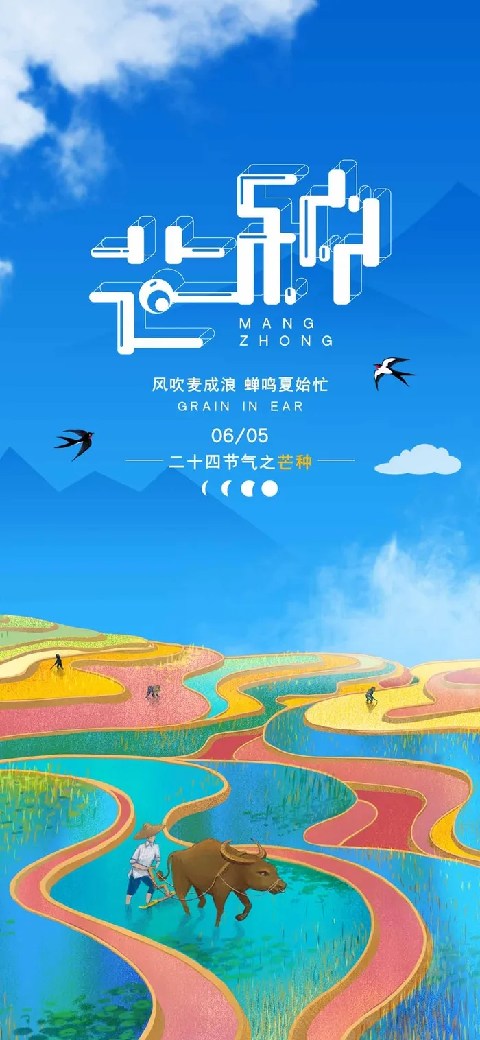 芒种 芒种宣传物料psd模版下载