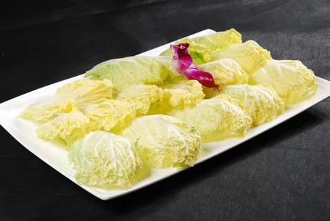 娃娃菜火锅配菜美食设计素材