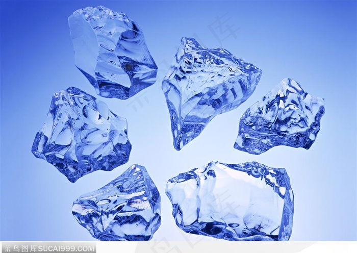 钻石底纹-几颗散乱的钻石