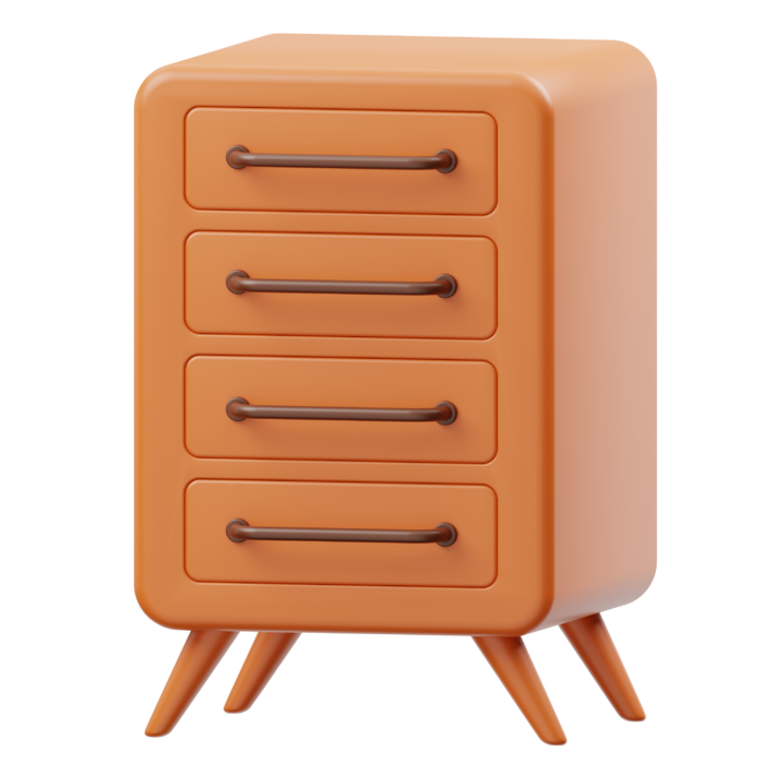 柜子棕色家具png素材