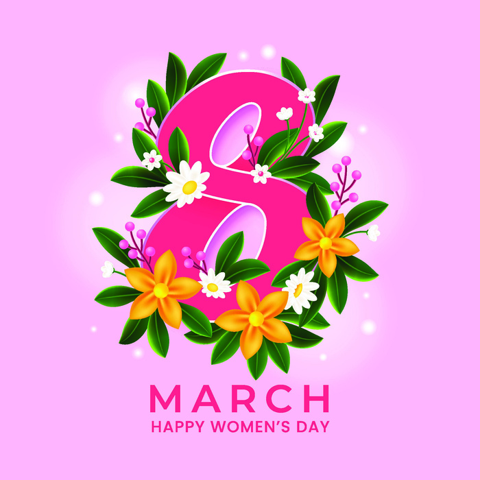 三八妇女节女神节背景eps,ai矢量模版下载