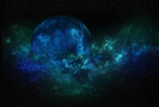 元宇宙世界天空风景背景墙