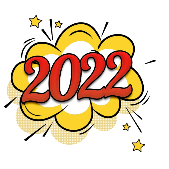 2022新年艺术创意字体虎年3D立体标题数字文字png免抠字素材