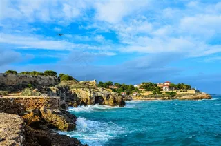 地中海海岸风光摄影图