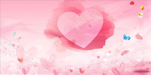 粉色背景 温馨背景
