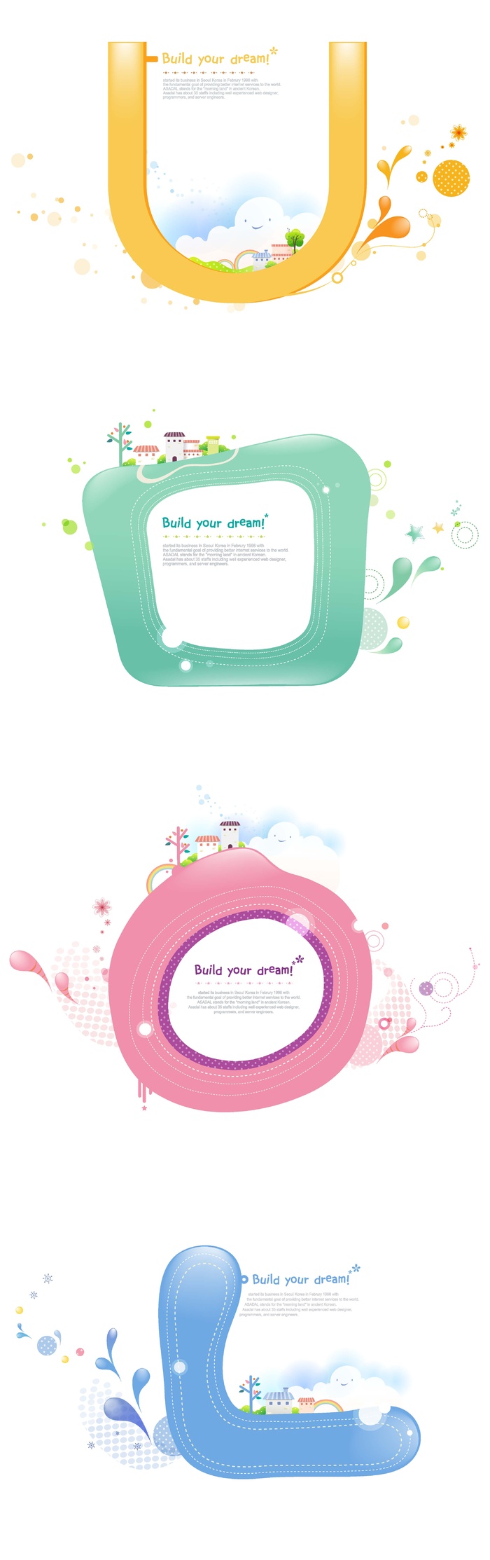 简约风名片海报边框图框素材AI矢量图 (217)