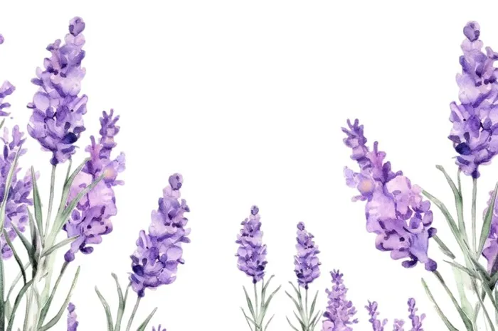 紫色花束植物插画免抠(1344x896)