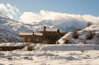 冬天自然背景风景