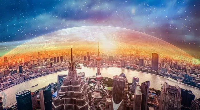 商务互联网覆盖城市海报背景设计图