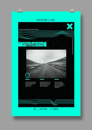 国外时尚 潮流海报 英文PSD海报