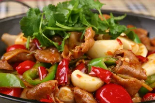 美味馋人的干锅肥肠图片-第3张