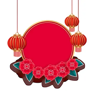 灯笼框装饰新年 灯笼框装饰新年