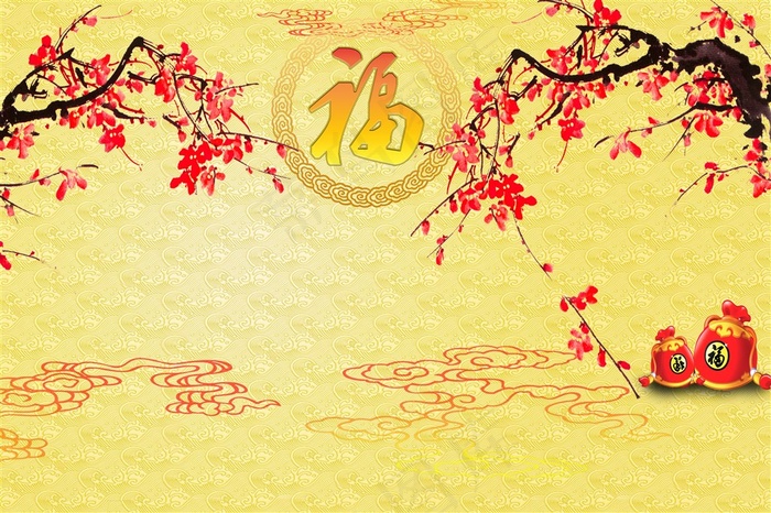 福 大型壁画 背景墙 电视墙壁画 三D电视墙 三D沙发墙 三D背景墙 三D壁画 壁纸