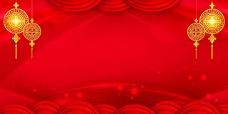 2022虎年新年春节卡通模板喜庆节日背景