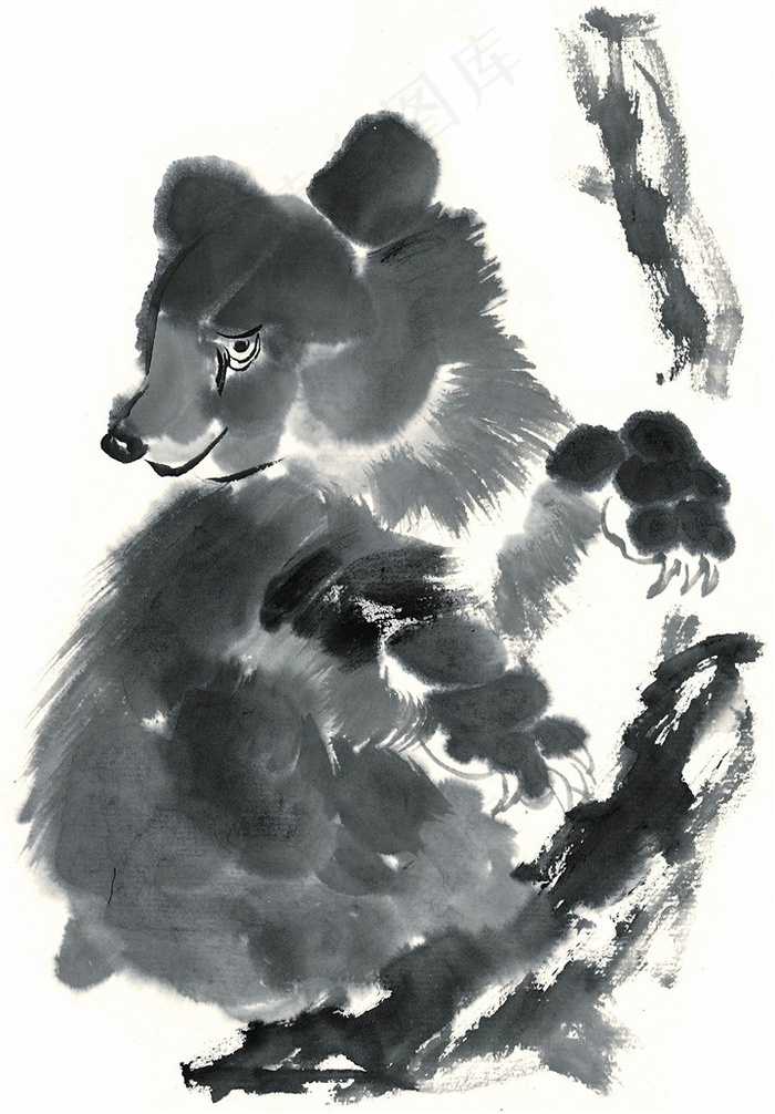 家畜国画摄影图片