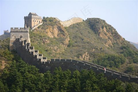 中国长城传统建筑摄影图片