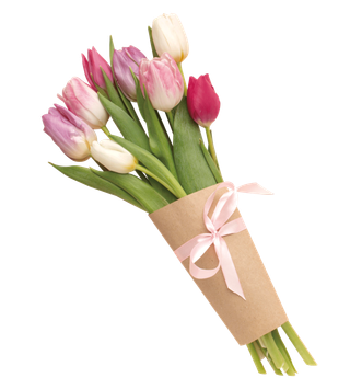 免抠浪漫花束素材