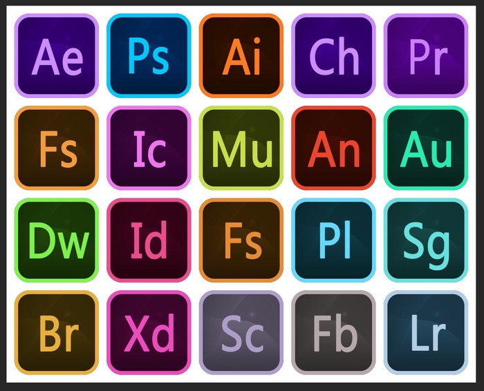 adobe ai图标 ps图标图片psd模版下载