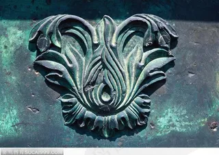 中华传统工艺-水仙花纹特写