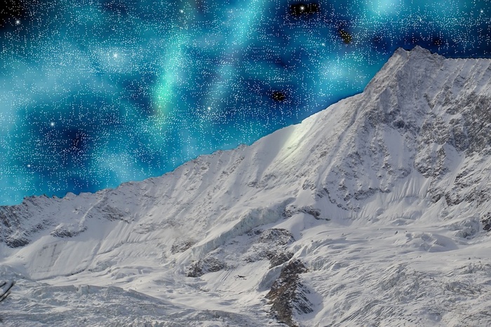 冬天自然背景风景