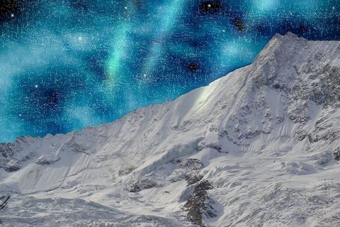 冬天自然背景风景