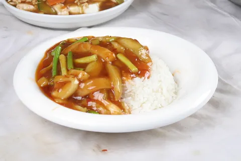 鱼香茄子盖饭-吉思克