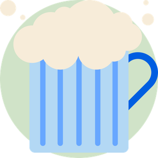 啤酒装饰简笔画