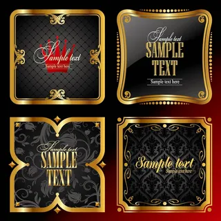 免抠豪华的标签设计