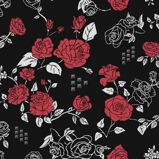 花卉唯美手绘花朵面料纹理手机壳布料面料印花服装矢量图案素材