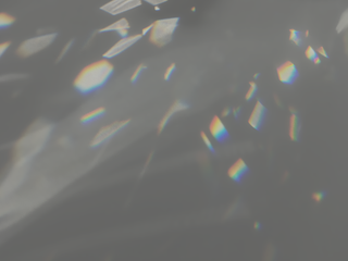 水晶在太阳照射到墙壁的不同效果彩虹光斑