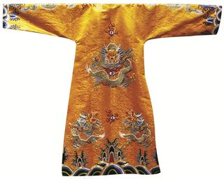 服装样式古代官员服装摄影图片