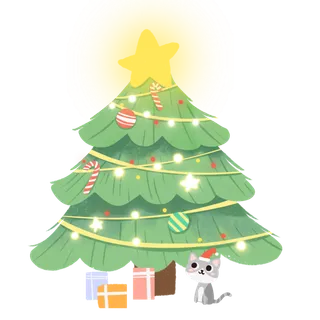 圣诞节平安夜冬季双旦设计圣诞装饰海报元素