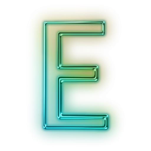 字母E PNG免抠(512x512)
