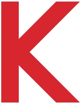 字母K PNG免抠(268x346)