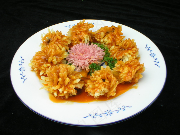 粤菜1524菊花鱼
