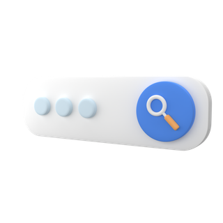 搜索简约3D数据png图标素材