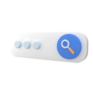 搜索简约3D数据png图标素材