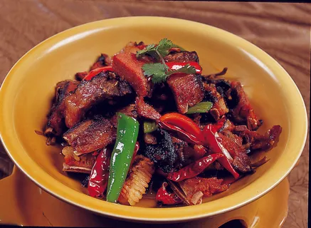 1009CS-0064干锅茶树菇腊排 1009CS-0064干锅茶树菇腊排