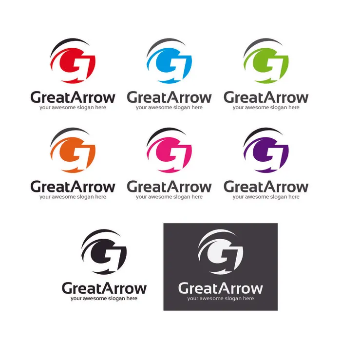 设计公司LOGO商标素材ai矢量模版下载