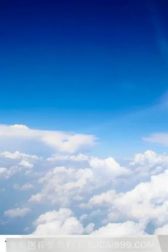 上空云层天空云朵蓝天白云