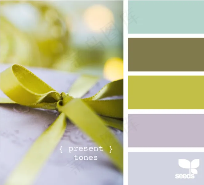 冬天系配色色卡色彩搭配