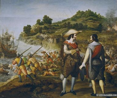 卡耶斯，波多黎各圣胡安疗养院风景画