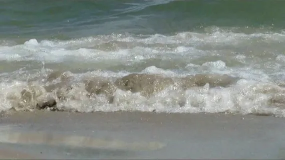 波浪, 喷, 夏天, 太阳, 海滩, 海, 水, 波浪跳动