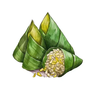 粽子绿叶免抠 粽子绿叶免抠