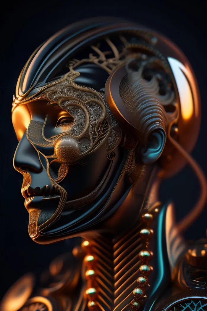 机器人大脑概念画