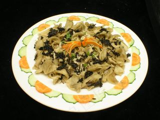 0209榄菜虾皮蒸冬瓜