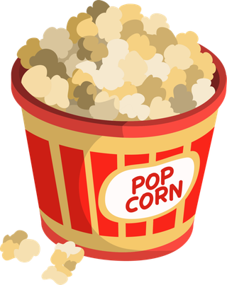 爆米花卡通