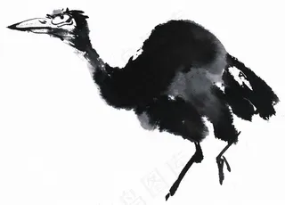 国画鸟文化艺术摄影图片