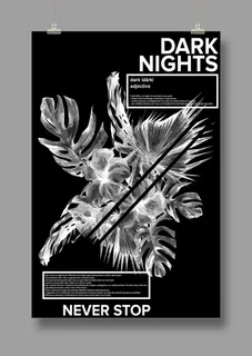 国外时尚 潮流海报 英文PSD海报