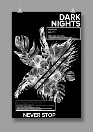 国外时尚 潮流海报 英文PSD海报